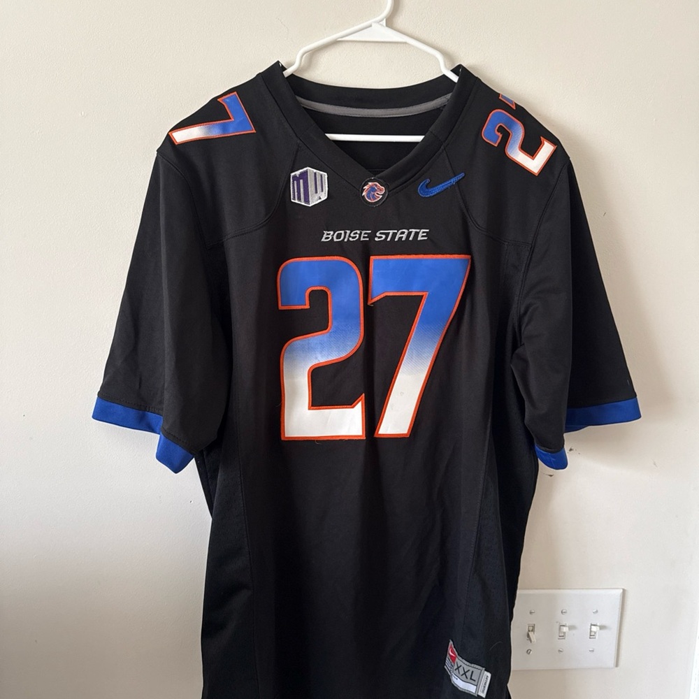 Men’s Nike Jay Ajayi #27 Boise State Broncos Football Jersey Sz 2XL - Black RARE